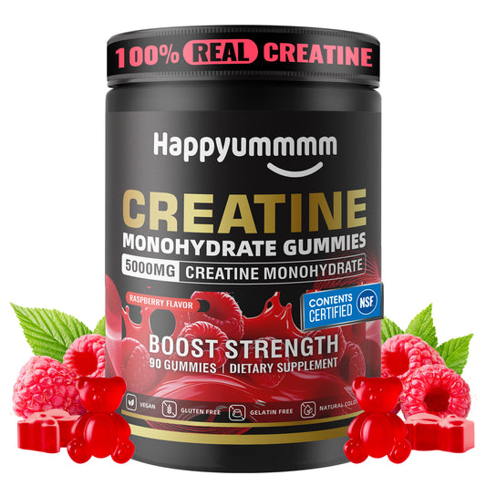 Happy Creatine - Bear Black Jar (Raspberry)