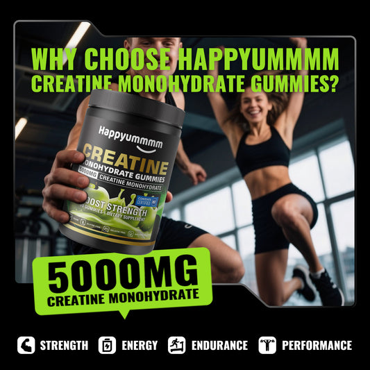 Happy Creatine - Bear Black Jar (Apple)