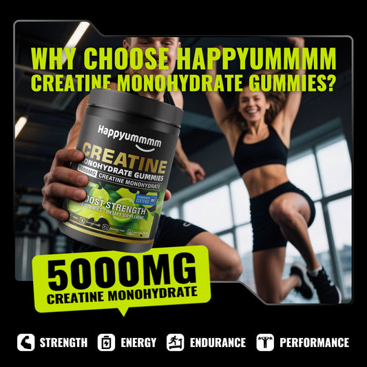 Happy Creatine - Bear Black Jar (Kumquat)