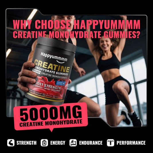 Happy Creatine - Bear Black Jar (Raspberry)
