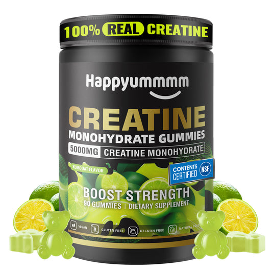Happy Creatine - Bear Black Jar (Kumquat)