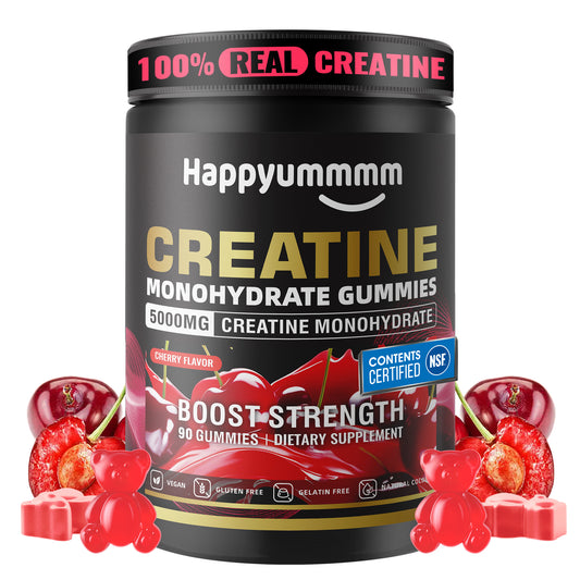 Happy Creatine - Bear Black Jar (Cherry)