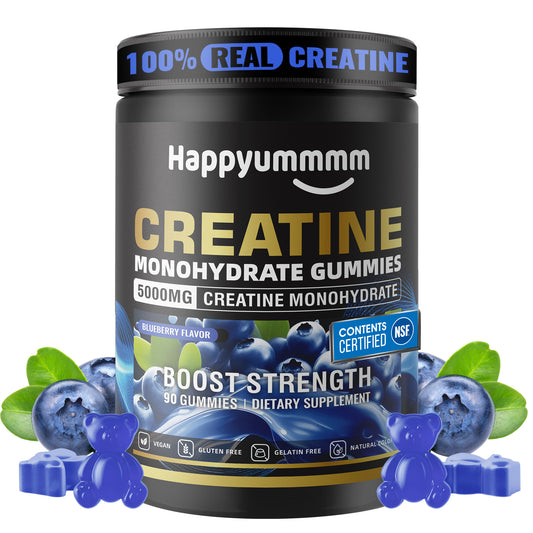 Happy Creatine - Bear Black Jar (Blueberry)