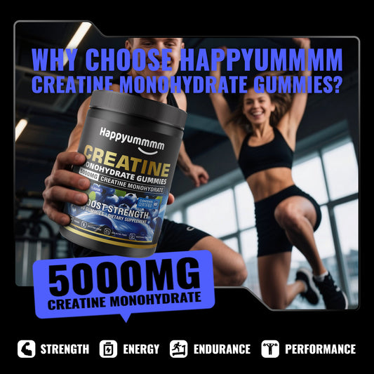 Happy Creatine - Bear Black Jar (Blueberry)